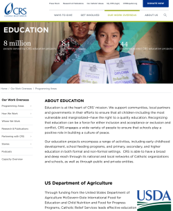 CRS education programs