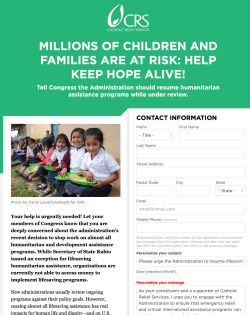 CRS donation form